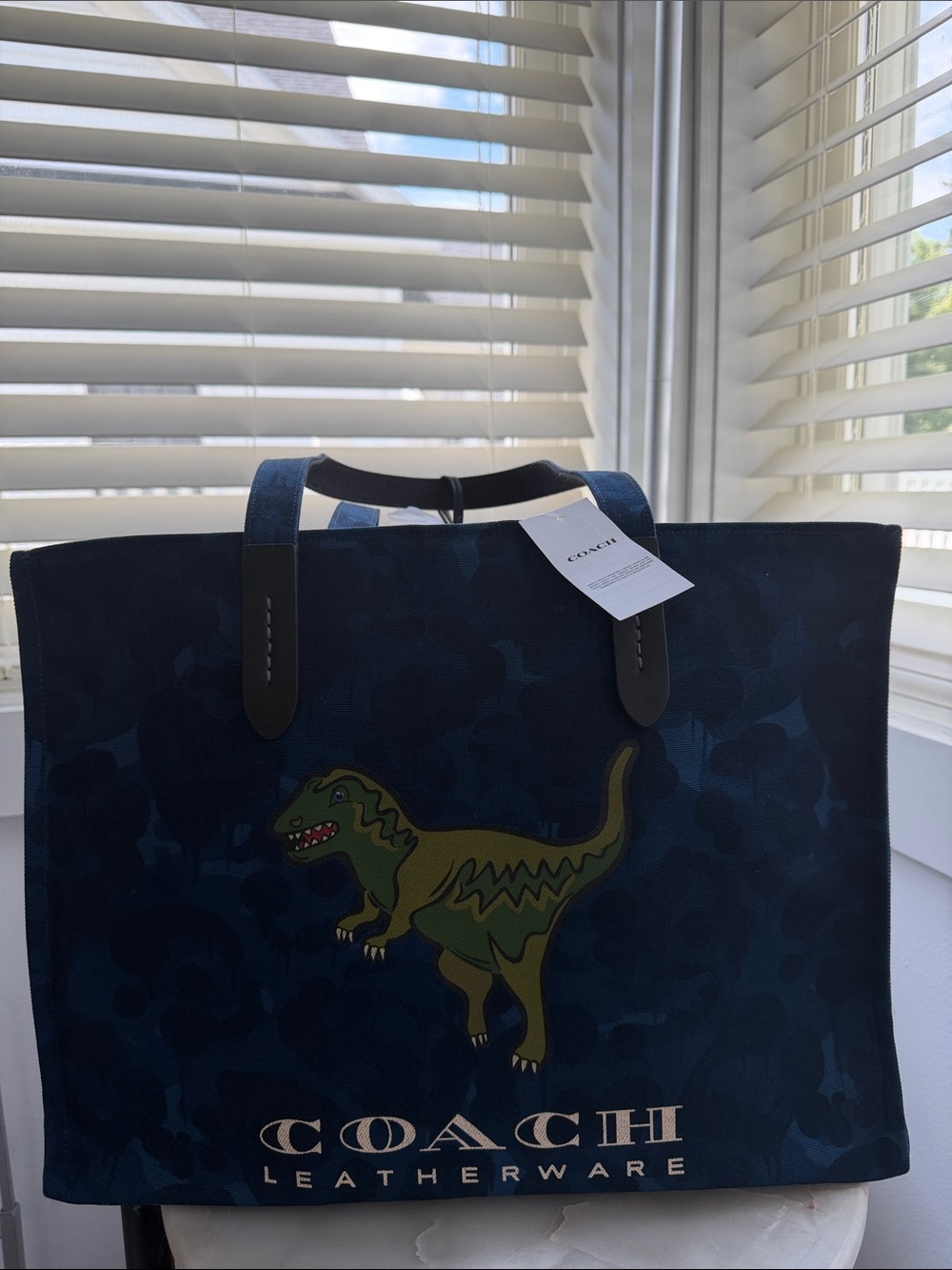 NWT Coach Tote With Camo Print and Rexy [sold out] - Picture 3 of 9